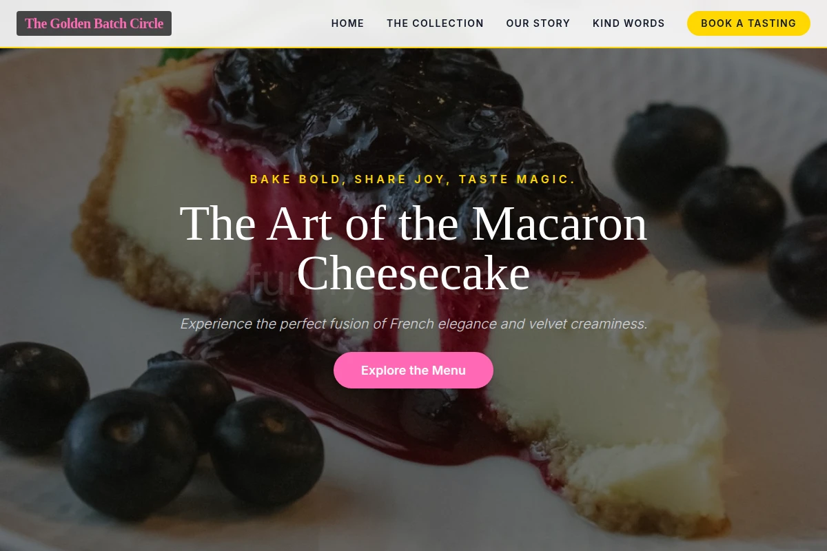 Macaron Cheesecake