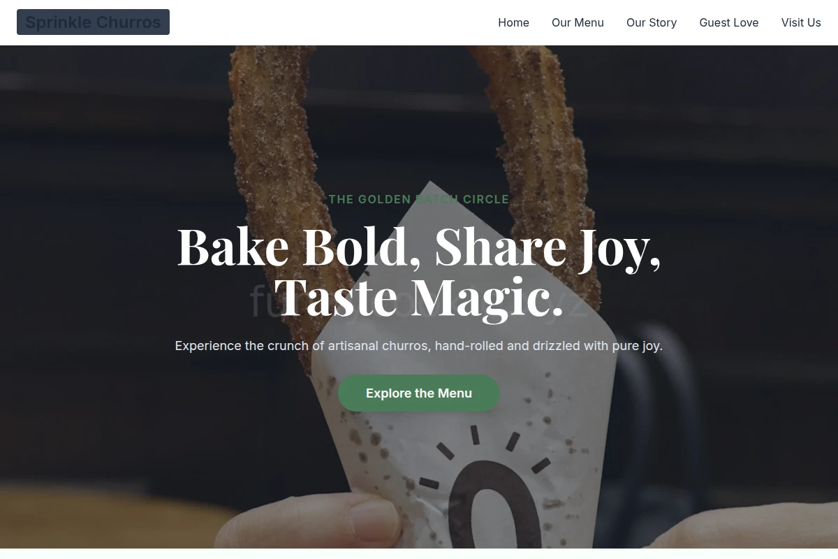Sprinkle Churros
