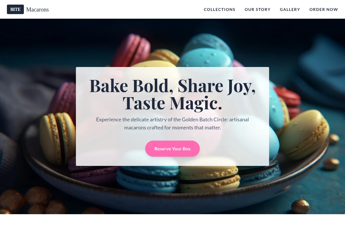 Bite Macarons