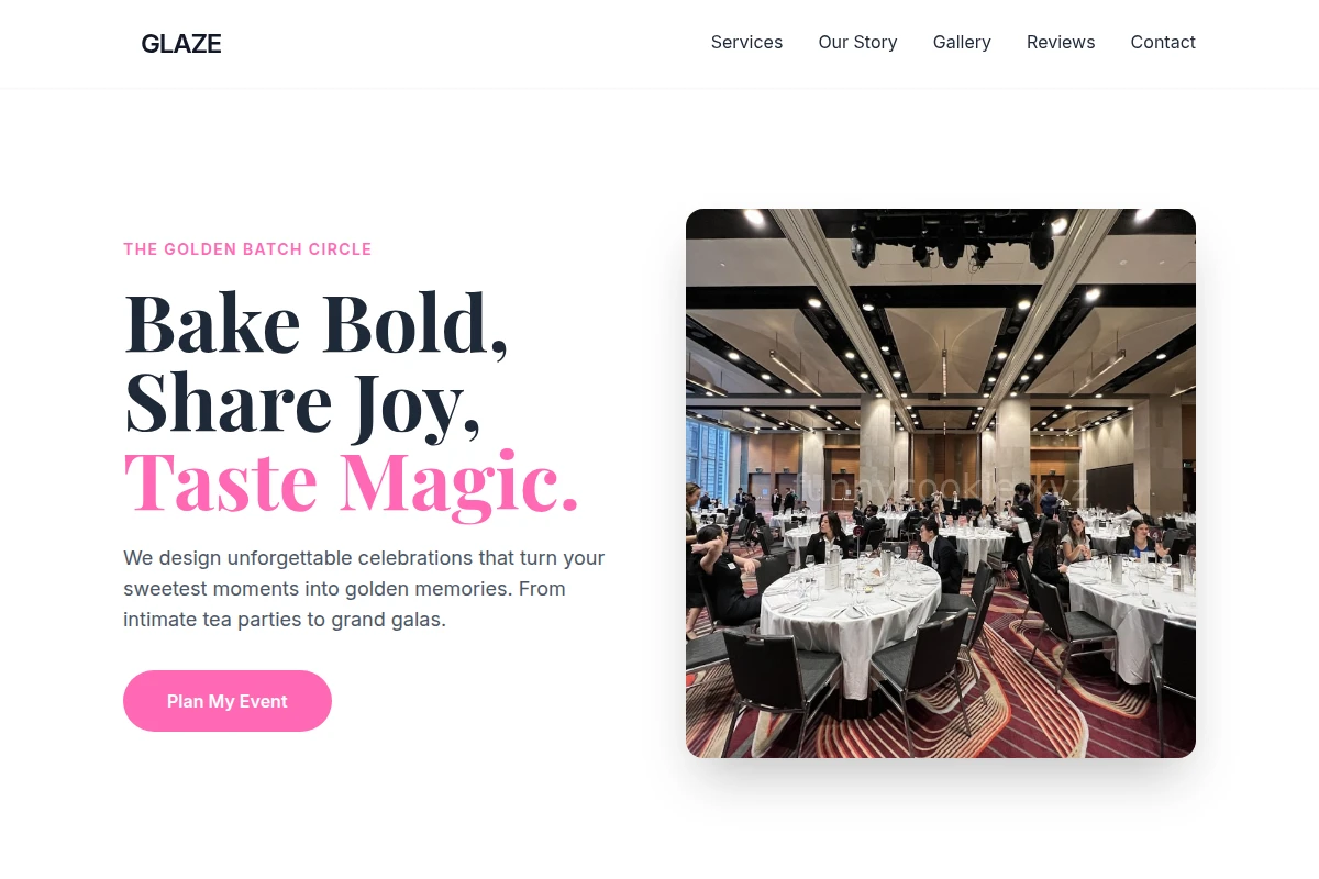 Glaze Party Planner